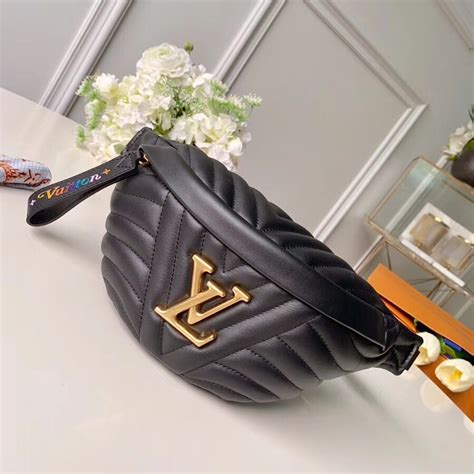 louis vuitton louis vuitton new wave bumbag black|louis vuitton designer belt bag.